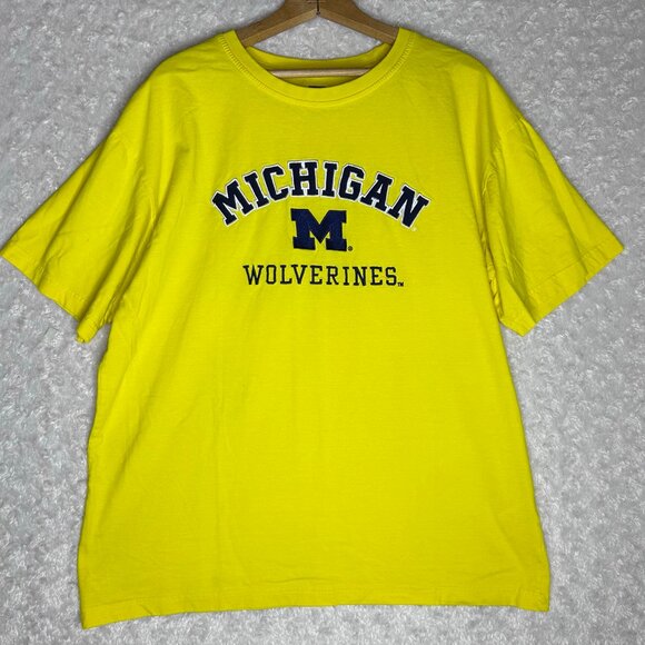 Proedge by Knights Apparel Michigan Wolverines Yellow T-Shirt Size XL - Picture 1 of 4